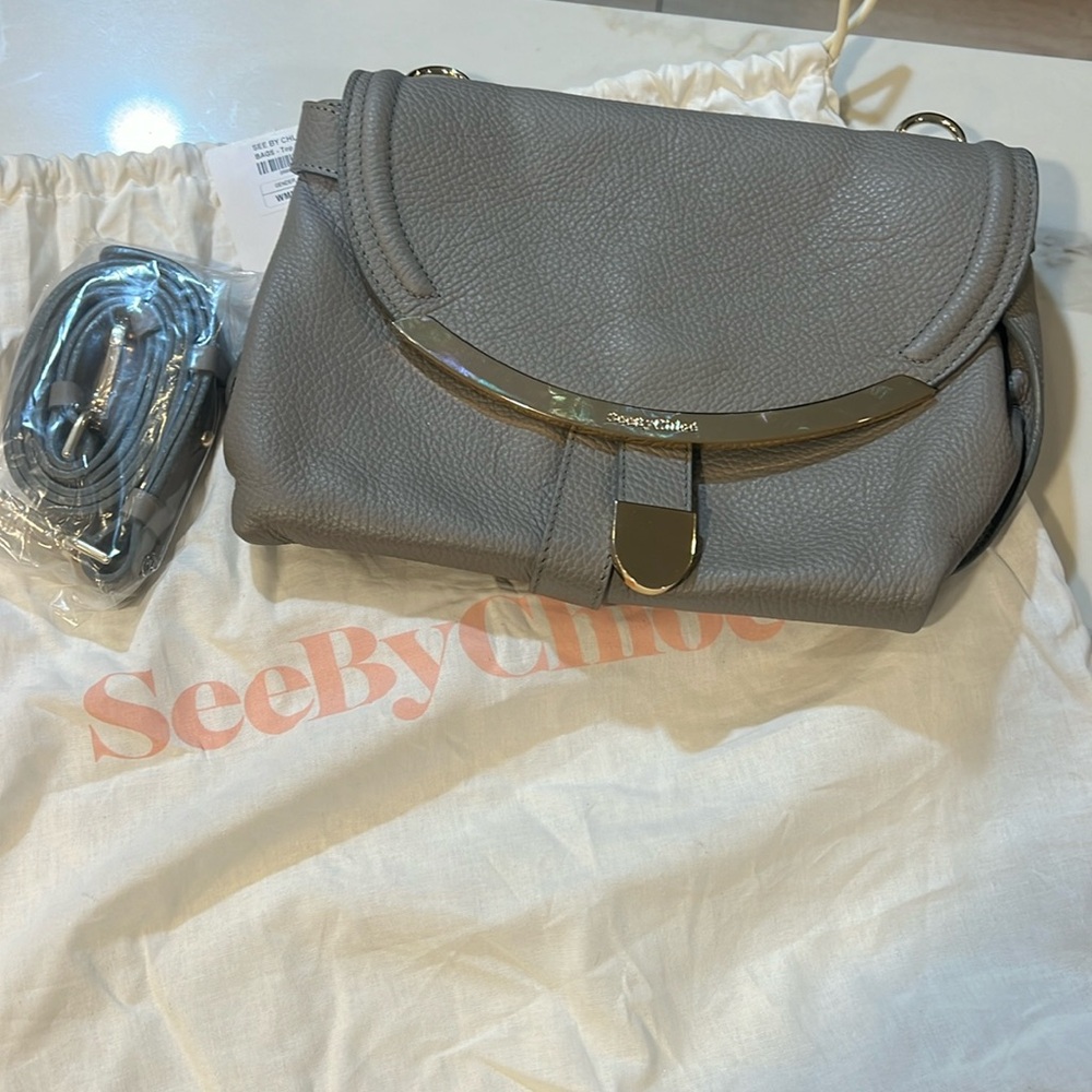 see by Chloe bag with tags, two-way top handle and a Crossbody